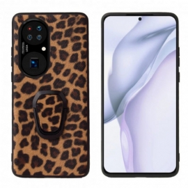 Θήκη Huawei P50 Δαχτυλίδι Leopard Style-support