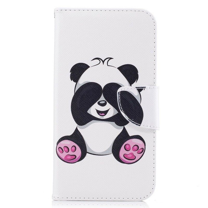 δερματινη θηκη Samsung Galaxy J7 2017 Panda Fun