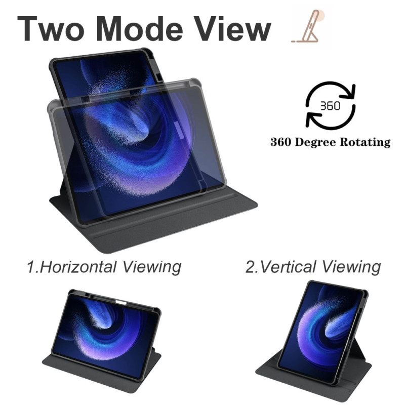 Δερματινη Θηκη Xiaomi Pad 6 Βάση Περιστρεφόμενο