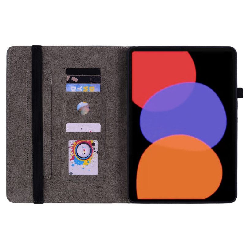 Δερματινη Θηκη Xiaomi Pad 6 Δερμάτινο Εφέ Τριαντάφυλλου