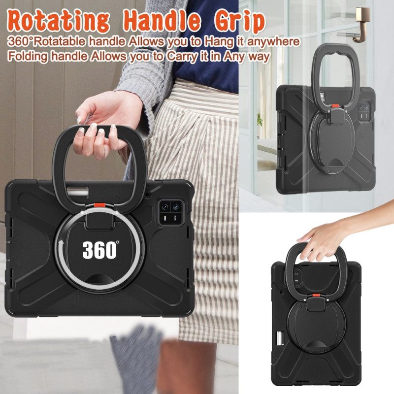 Κάλυμμα Xiaomi Pad 6 Περιστρεφόμενη Βάση Με Δακτύλιο Σιλικόνης