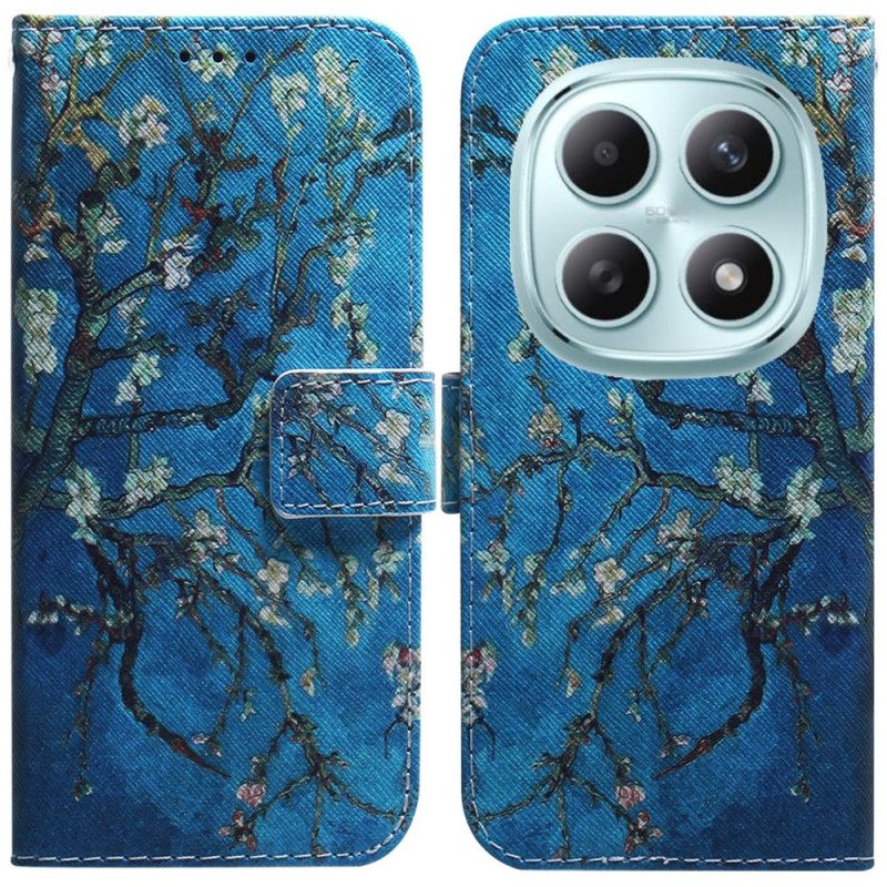 Δερματινη Θηκη Xiaomi Redmi Note 15 5g Άνθη Βερίκοκου