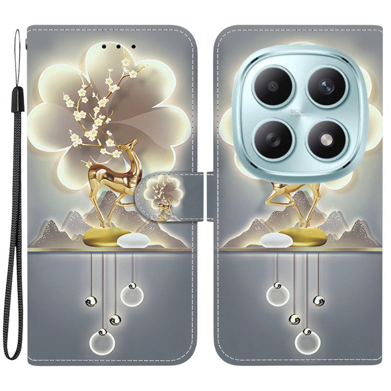 Δερματινη Θηκη Xiaomi Redmi Note 15 5g Ελάφι Σίκα Σιλικόνης