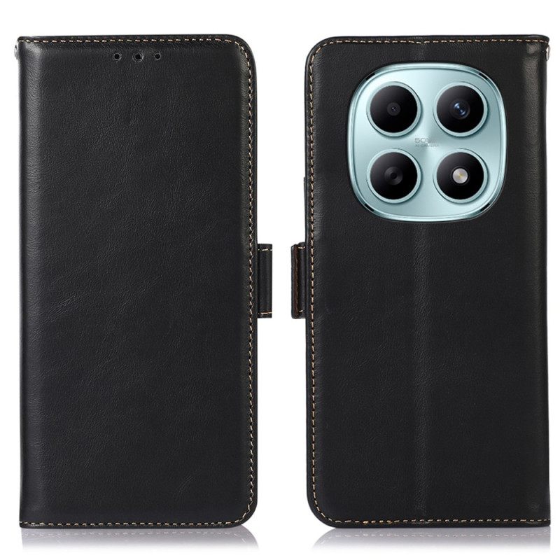 Δερματινη Θηκη Xiaomi Redmi Note 15 5g Γνήσιο Δέρμα Με Αποκλεισμό Rfid