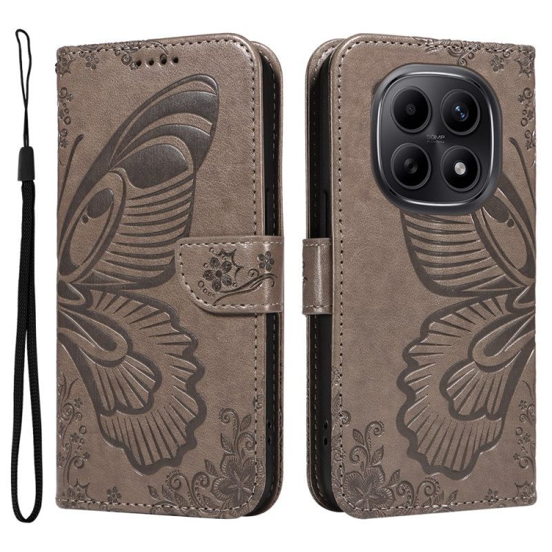 Δερματινη Θηκη Xiaomi Redmi Note 15 5g Γραφική Πεταλούδα