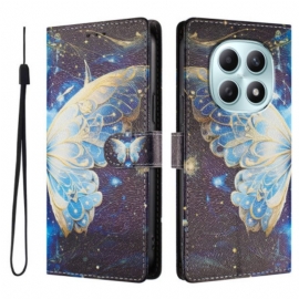 Δερματινη Θηκη Xiaomi Redmi Note 15 5g Πεταλούδα Με Αστέρια