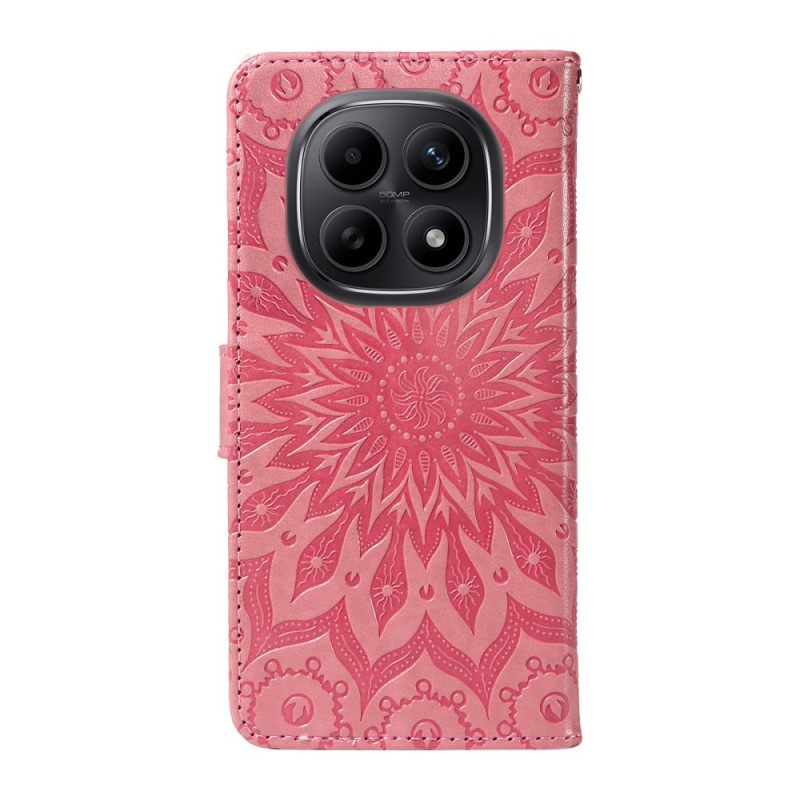 Δερματινη Θηκη Xiaomi Redmi Note 15 5g Σχέδιο Ηλίανθου