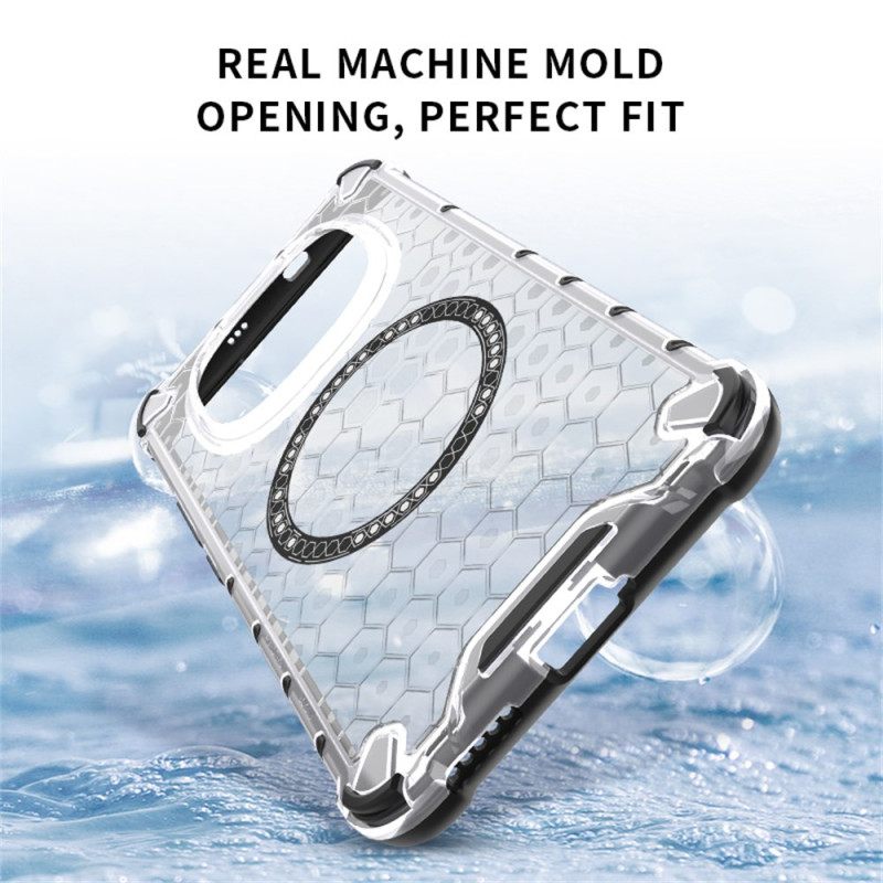 Κάλυμμα Xiaomi Redmi Note 15 5g Σχεδιασμός Magsafe Σε Κυψελοειδή Μορφή Σιλικόνης