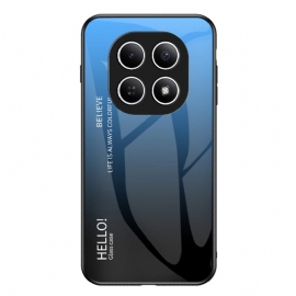 Κάλυμμα Xiaomi Redmi Note 15 5g Θήκες Κινητών Γυαλί Hello Από Σκληρυμένο Γυαλί
