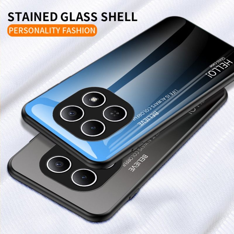 Κάλυμμα Xiaomi Redmi Note 15 5g Θήκες Κινητών Γυαλί Hello Από Σκληρυμένο Γυαλί