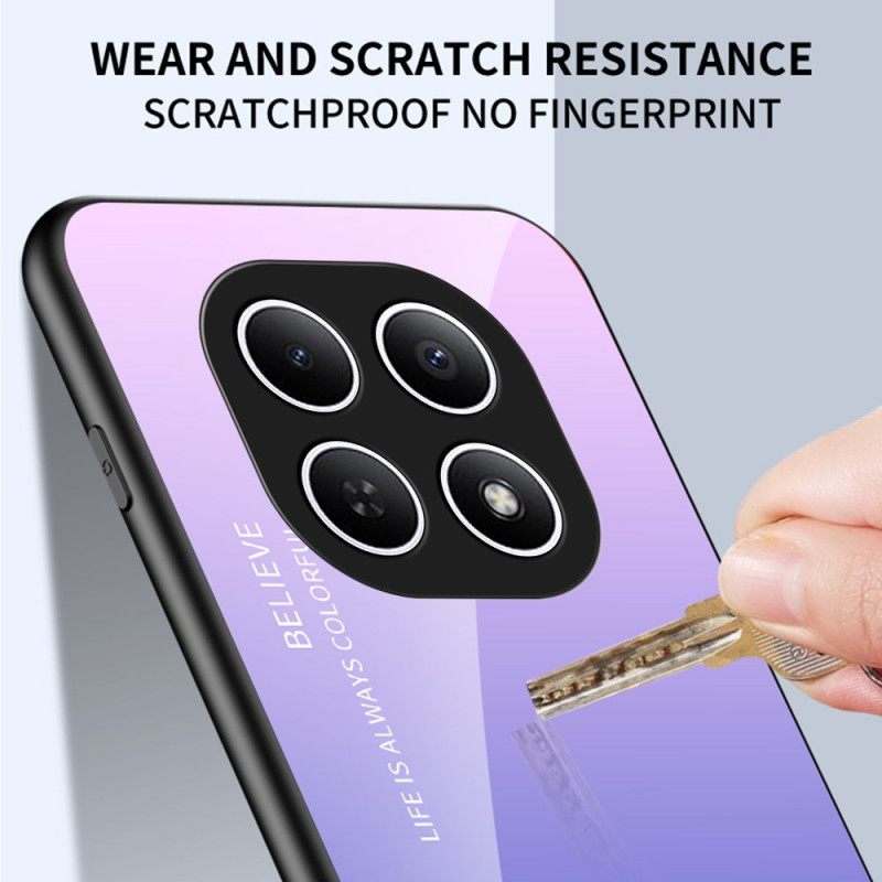 Κάλυμμα Xiaomi Redmi Note 15 5g Θήκες Κινητών Γυαλί Hello Από Σκληρυμένο Γυαλί