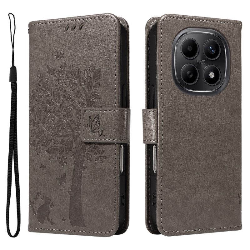 Θηκη Κινητου Xiaomi Redmi Note 15 5g Θήκες Κινητών Σχέδιο Γάτας Και Δέντρου