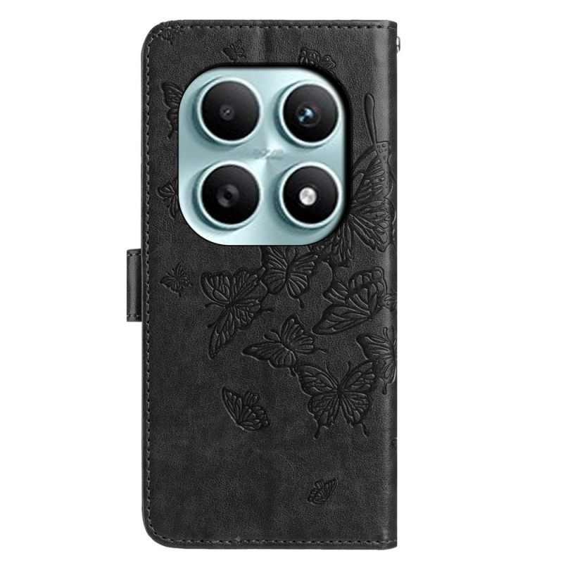 Θηκη Κινητου Xiaomi Redmi Note 15 5g Θήκες Κινητών Χαραγμένη Πεταλούδα