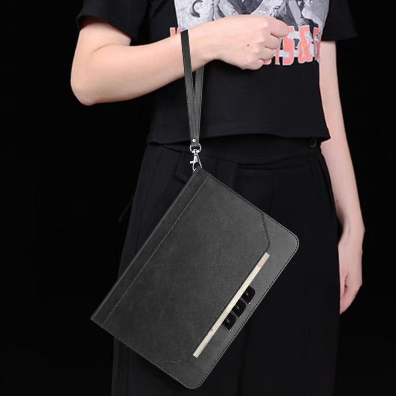 Δερματινη Θηκη iPad (2025) Βάση Πορτοφολιού Και Hands-free