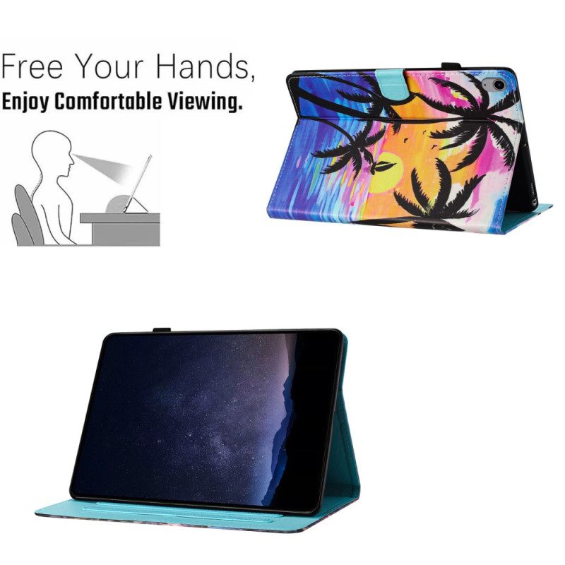 Δερματινη Θηκη iPad (2025) Δέντρα Καρύδας