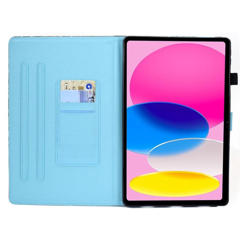 Δερματινη Θηκη iPad (2025) Γραφικός Ανανάς