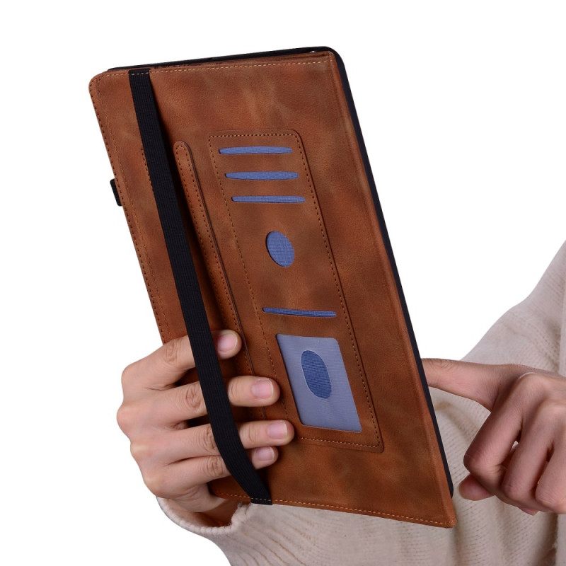 Δερματινη Θηκη iPad (2025) Καρδιές Με Βάση Στήριξης Γραφίδας