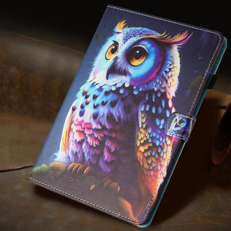 Δερματινη Θηκη iPad (2025) Κουκουβάγια