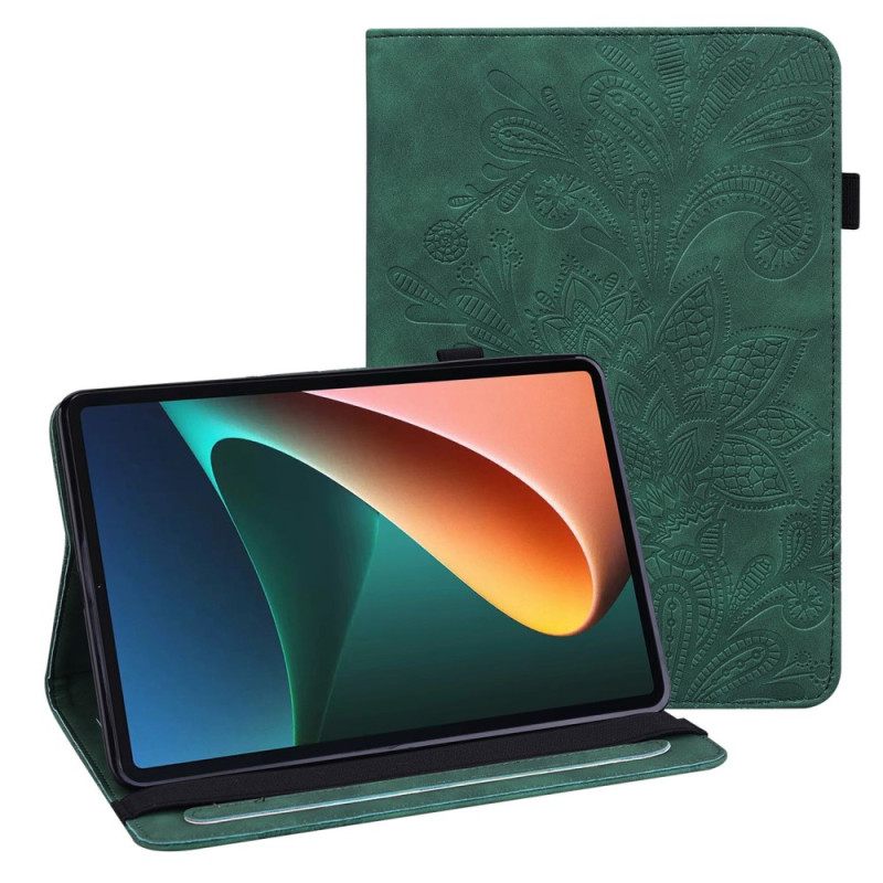 Δερματινη Θηκη iPad (2025) Λουλούδι Μάνταλα