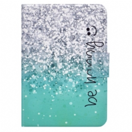 Δερματινη Θηκη iPad (2025) Να Είσαι Χαρούμενος/η