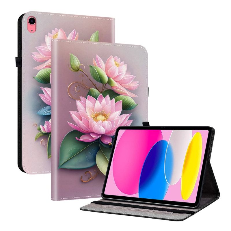 Δερματινη Θηκη iPad (2025) Νούφαρο Σιλικόνης