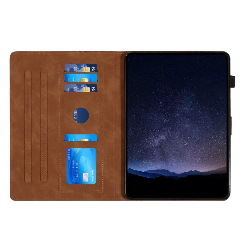 Δερματινη Θηκη iPad (2025) Περίγραμμα Κύβου Σιλικόνης