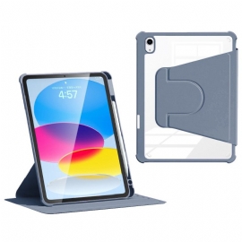 Δερματινη Θηκη iPad (2025) Περιστρεφόμενη Βάση Και Παστέλ Κάλυμμα Σιλικόνης