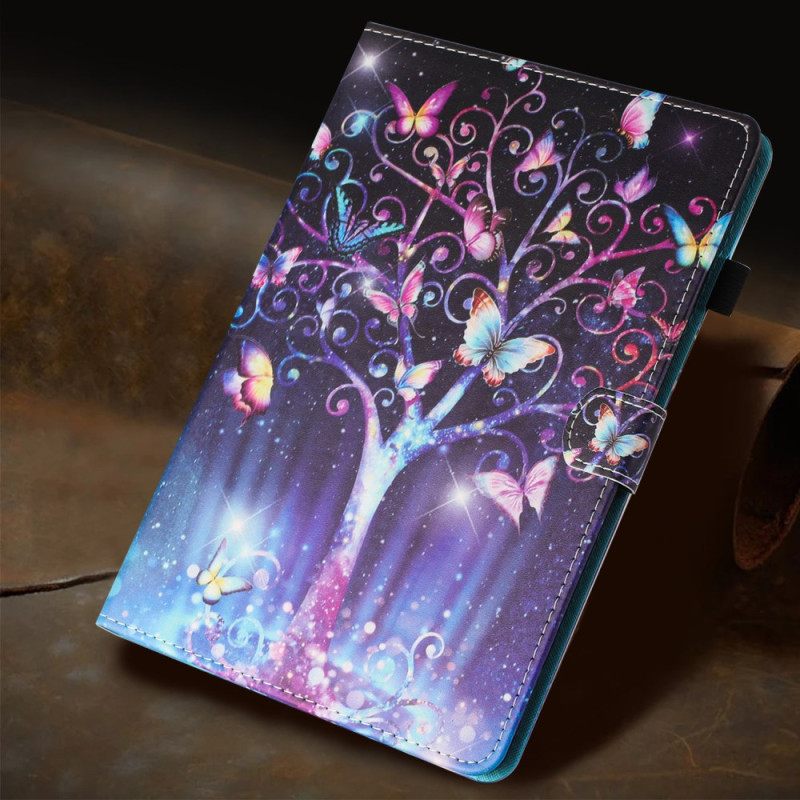 Δερματινη Θηκη iPad (2025) Πεταλούδες Μετεωρίτη