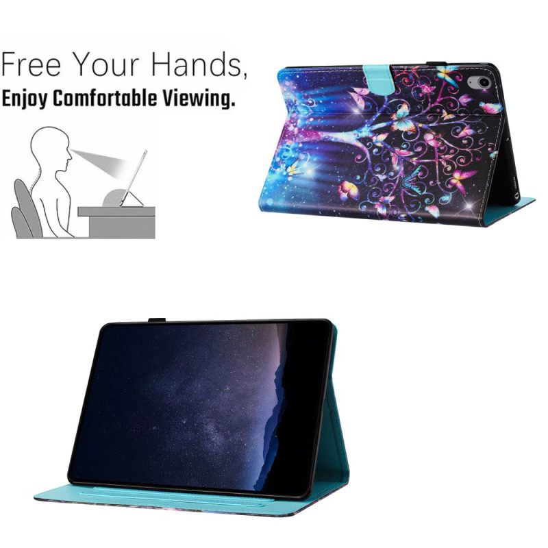 Δερματινη Θηκη iPad (2025) Πεταλούδες Μετεωρίτη