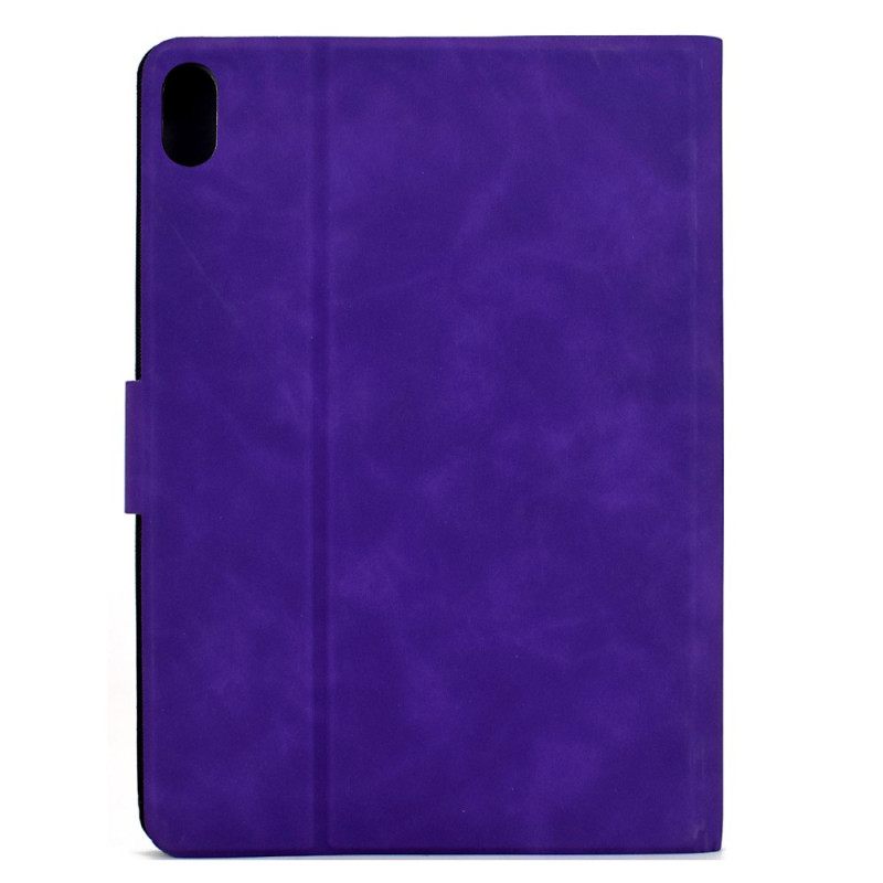 Δερματινη Θηκη iPad (2025) Ρετρό Δερμάτινο Εφέ Σιλικόνης