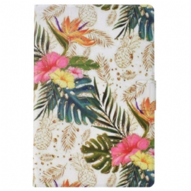 Δερματινη Θηκη iPad (2025) Χρυσός Ανανάς