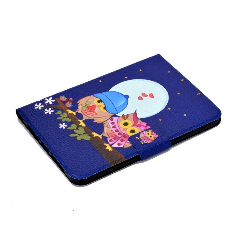 Δερματινη Θηκη iPad (2025) Ζευγάρι Κουκουβάγιες