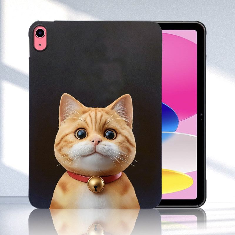 Κάλυμμα iPad (2025) Γάτα Με Κοντό Μαλλιά Σιλικόνης