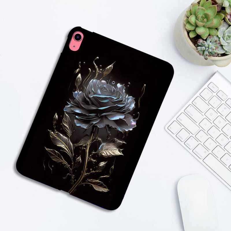 Κάλυμμα iPad (2025) Γκρι Τριαντάφυλλο