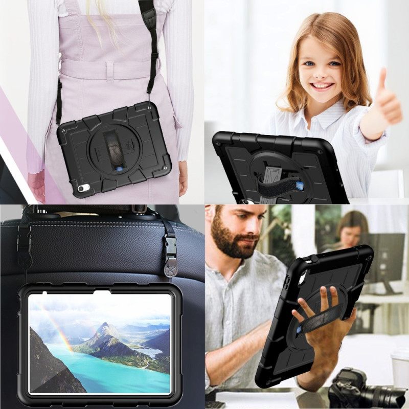 Κάλυμμα iPad (2025) Θήκες Κινητών Ανθεκτικό Περιστρεφόμενο Ιμάντα Και Βάση