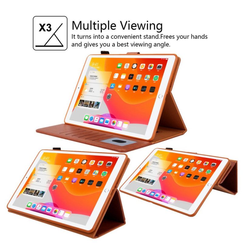 Θηκη Κινητου iPad (2025) Θήκες Κινητών Πούλιες Με Ασημί Κούμπωμα
