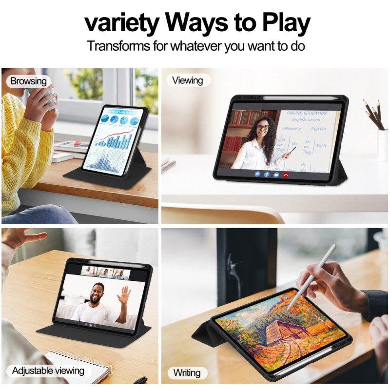 Δερματινη Θηκη Xiaomi Pad 7 / 7 Pro Δερμάτινο Εφέ Με Περιστρεφόμενη Βάση