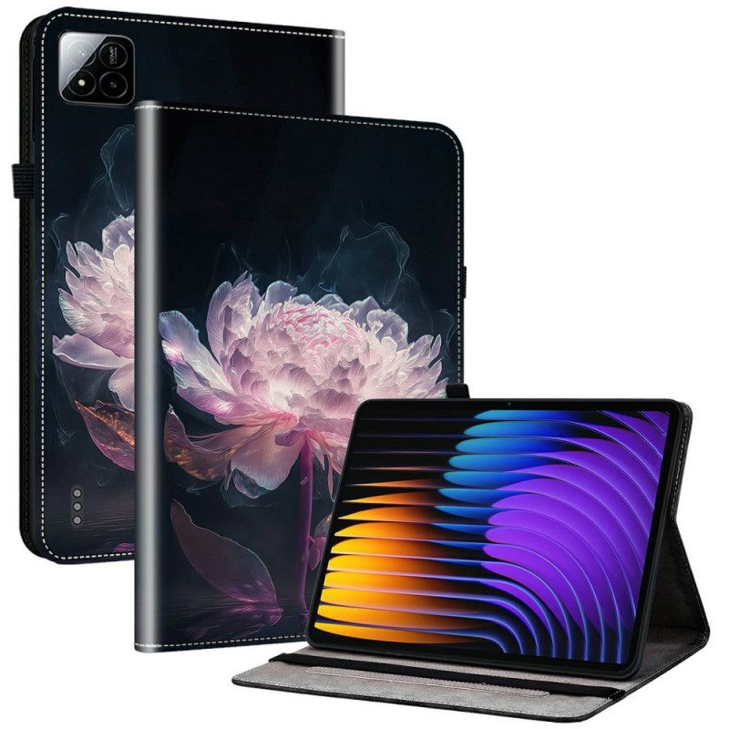 Δερματινη Θηκη Xiaomi Pad 7 / 7 Pro Παιώνια