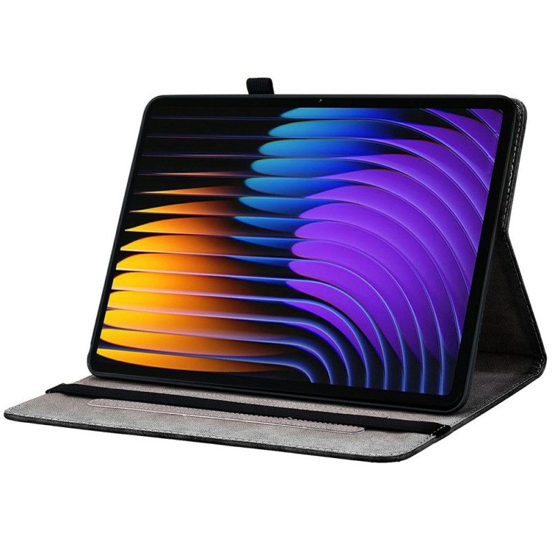 Θηκη Κινητου Xiaomi Pad 7 / 7 Pro Χρυσά Τριαντάφυλλα Και Πεταλούδες