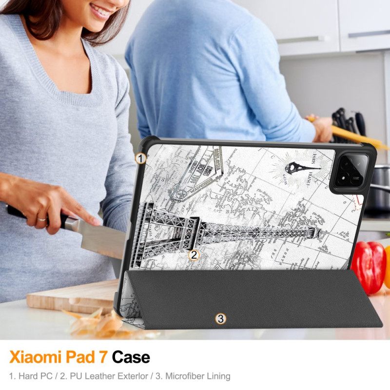 Xiaomi Pad 7 / 7 Pro Vintage Πύργος Του Άιφελ