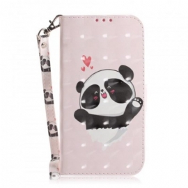 Κάλυμμα Huawei P30 Lite με κορδονι Panda Love Strap