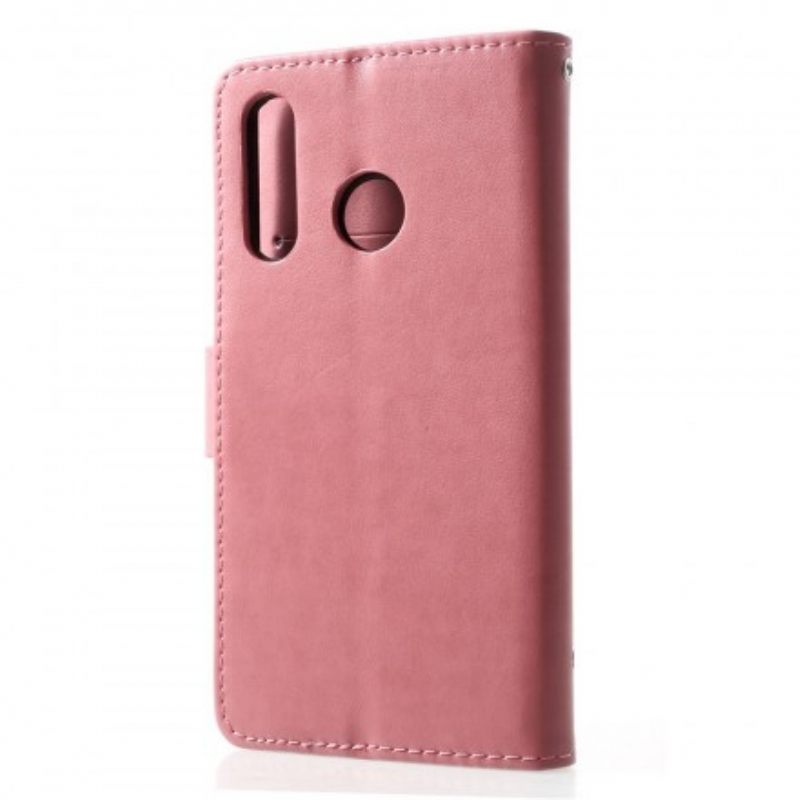Κάλυμμα Huawei P30 Lite με κορδονι Πεταλούδες Και Λουλούδια Strappy