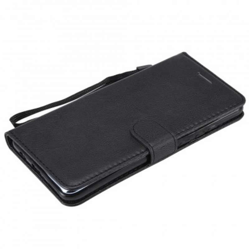 Θήκη Flip Huawei P30 Lite με κορδονι Δερμάτινο Λουράκι