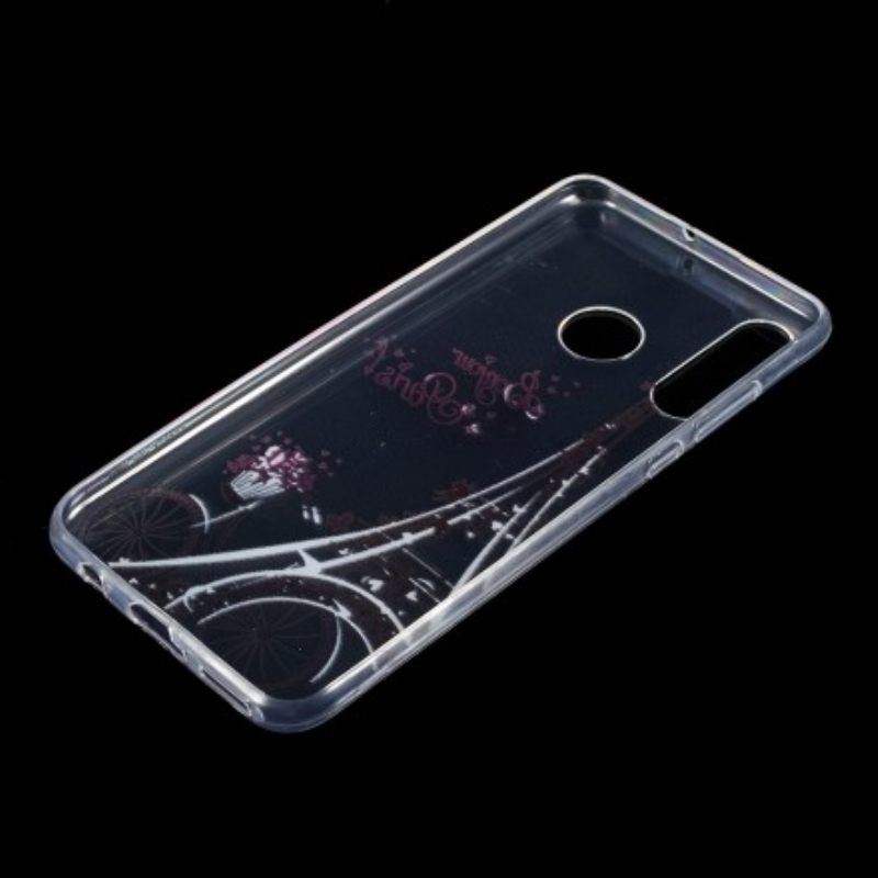 Θήκη Huawei P30 Lite Διαφανές Bonjour Paris