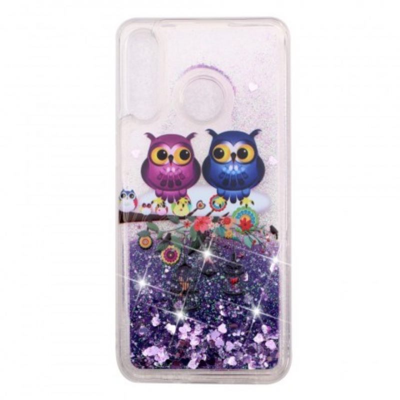 Θήκη Huawei P30 Lite Glitter Owls