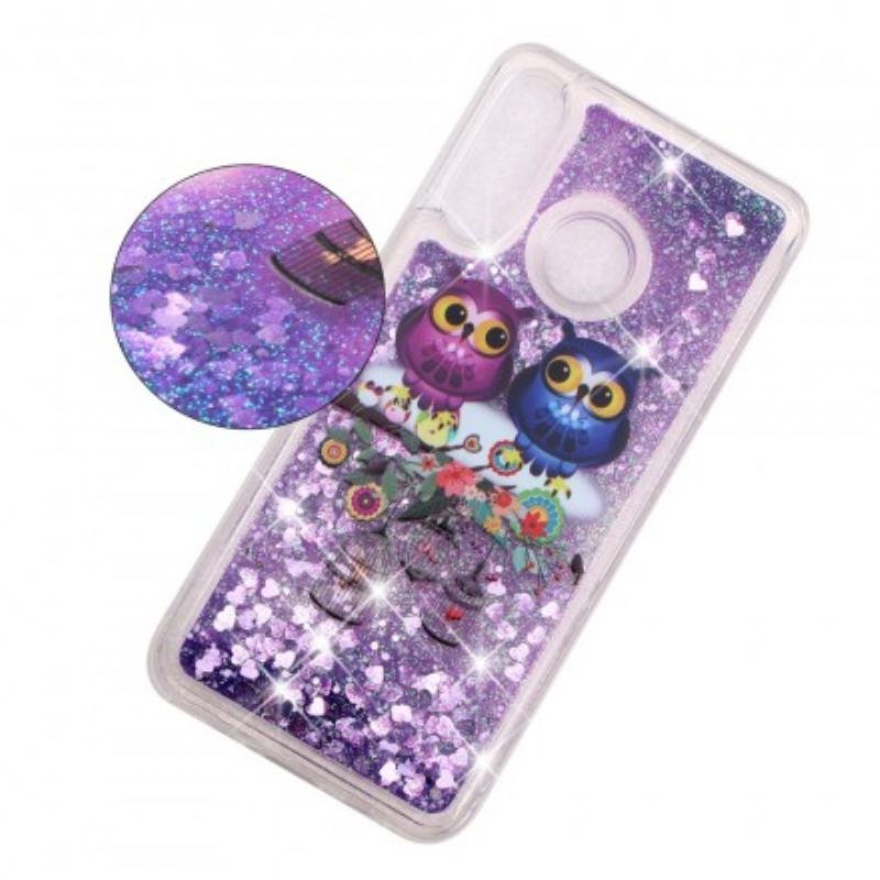 Θήκη Huawei P30 Lite Glitter Owls