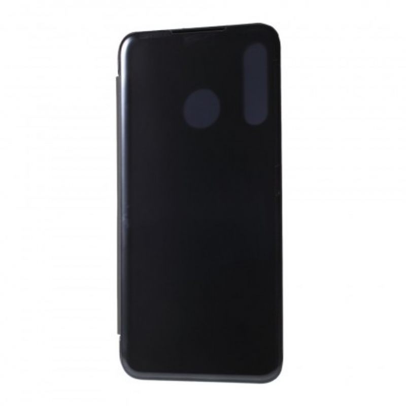 θηκη κινητου Huawei P30 Lite Εφέ Καθρέφτη Και Δέρμα