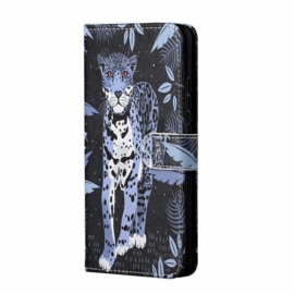 Κάλυμμα Samsung Galaxy A13 5G / A04s με κορδονι Strappy Leopard