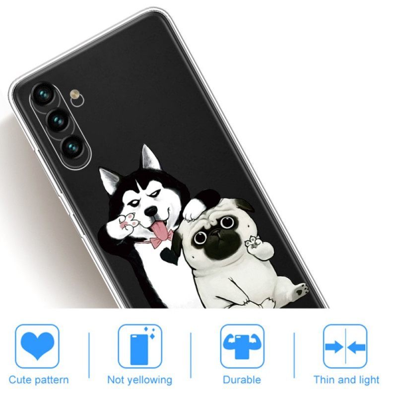 θηκη κινητου Samsung Galaxy A13 5G / A04s Αστεία Σκυλιά