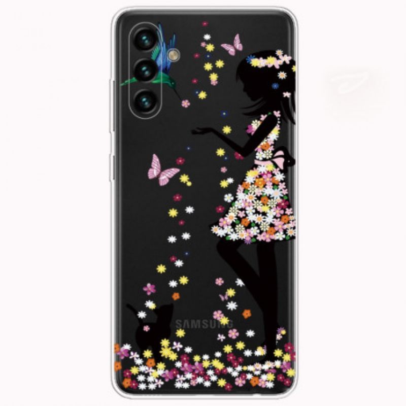 θηκη κινητου Samsung Galaxy A13 5G / A04s Όμορφο Κεφάλι Λουλουδιών